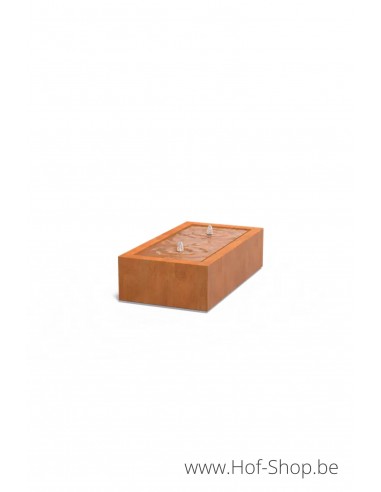 Watertafel 150 x 80 x 40 cm - Watertafel Adezz cortenstaal