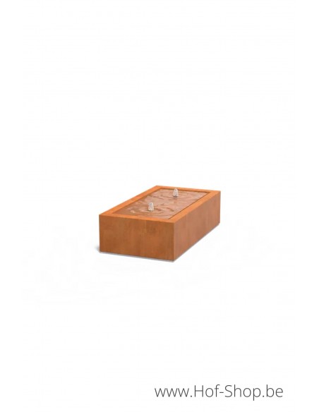 Table d'eau 150 x 80 x 40 cm - Adezz Table d'eau en acier corten