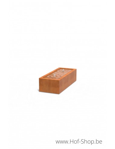 Watertafel 150 x 60 x 40 cm - Watertafel Adezz cortenstaal