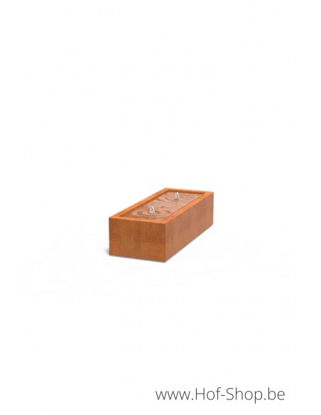 Watertafel 150 x 60 x 40 cm - Watertafel Adezz cortenstaal