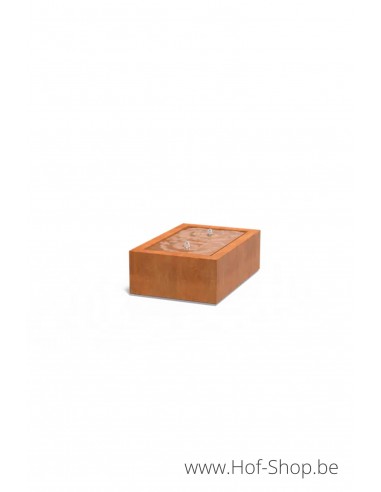 Table d'eau 120 x 80 x 40 cm - Adezz Table d'eau en acier corten