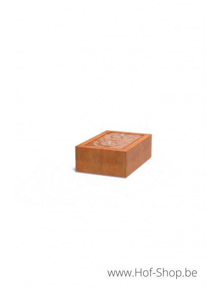 Table d'eau 120 x 80 x 40 cm - Adezz Table d'eau en acier corten
