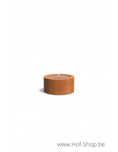 Watertafel rond 80 x 40 cm - Watertafel Adezz cortenstaal