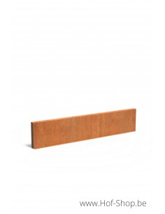 Muur 400 x 15 x 80 cm - Adezz Tuinmuur in cortenstaal
