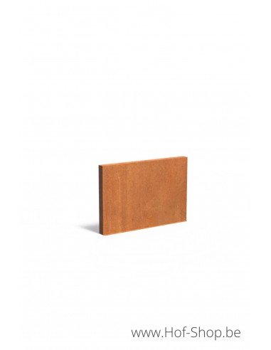 Mur 200 x 15 x 135 cm - Mur Adezz en acier corten