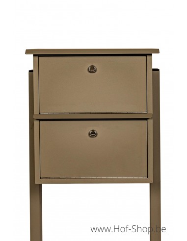 F21 multibox Back Door - Boîte aux lettres multiple Larob en aluminium