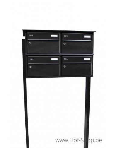 F22 multibox Front Door - Boîte aux lettres multiple Larob en aluminium