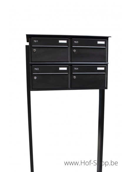 F22 multibox Front Door - Boîte aux lettres multiple Larob en aluminium