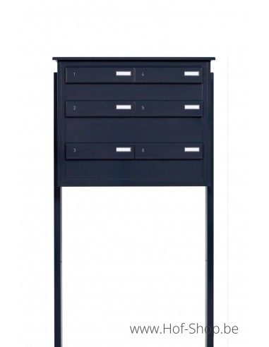 F32 multibox Back Door - Boîte aux lettres multiple Larob en aluminium