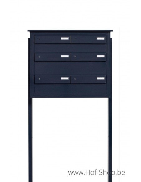 F32 multibox Back Door - Boîte aux lettres multiple Larob en aluminium