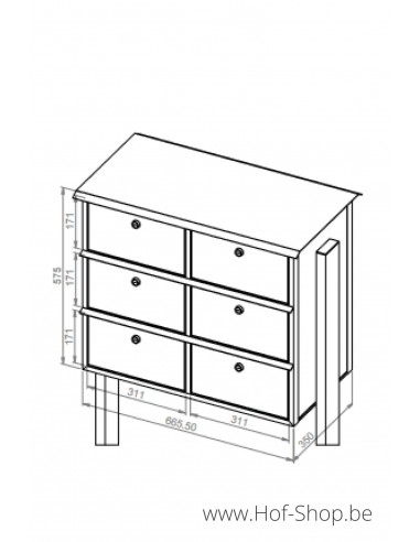 F32 multibox Back Door - Boîte aux lettres multiple Larob en aluminium