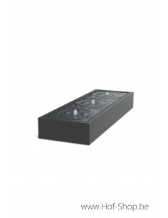Watertafel 300 x 100 x 40 cm - watertafel Adezz aluminium