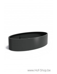 Ellipse 280 x 160 x 60 cm - Adezz Plantenbak in aluminium