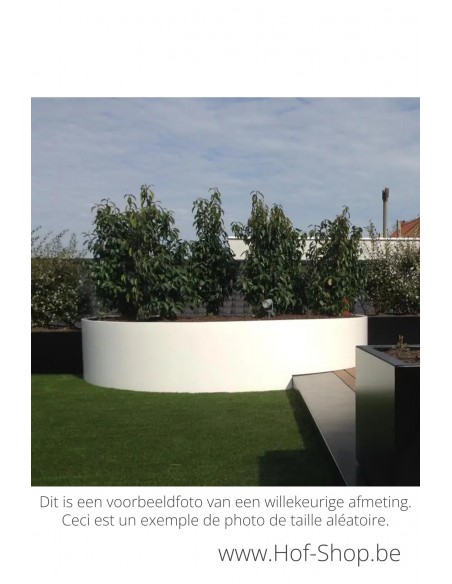 Ellipse 200 x 120 x 40 cm - Adezz Plantenbak in aluminium