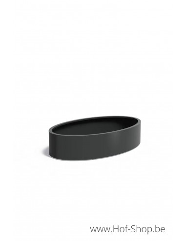 Ellipse 200 x 120 x 40 cm - Adezz Plantenbak in aluminium