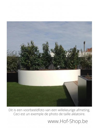 Ellipse 120 x 80 x 40 cm - Adezz Plantenbak in aluminium