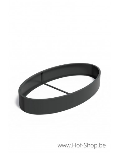 Ellipse zonder bodem 280 x 160 x 40 cm - Adezz Plantenbak in aluminium