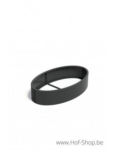 Ellipse zonder bodem 200 x 120 x 40 cm - Adezz Plantenbak in aluminium