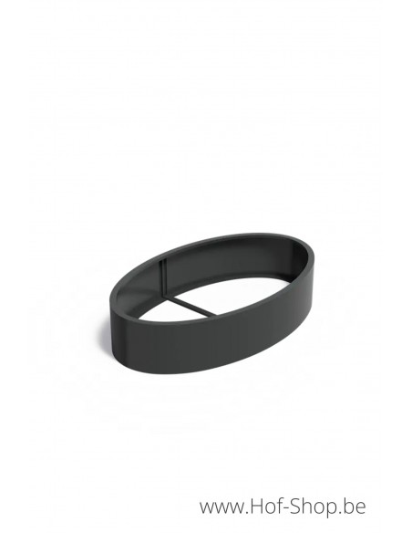 Ellipse zonder bodem 200 x 120 x 40 cm - Adezz Plantenbak in aluminium