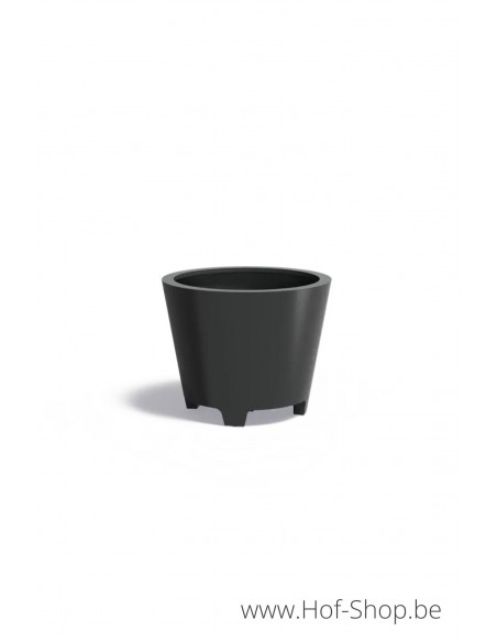 Conic met poten 100 x 80 cm - Adezz Plantenbak in aluminium