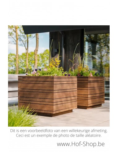 Bandu 120 x 120 x 85 cm - Jardinière Adezz en bois dur