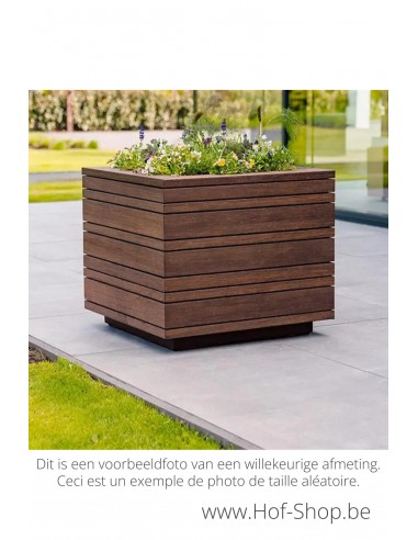 Bandu 120 x 120 x 85 cm - Jardinière Adezz en bois dur