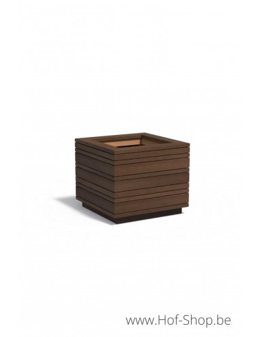 Bandu 100 x 100 x 85 cm - Jardinière Adezz en bois dur