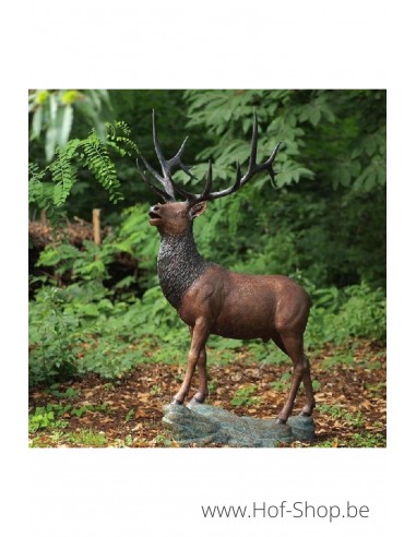 Hert - bronzen beeld (B955)