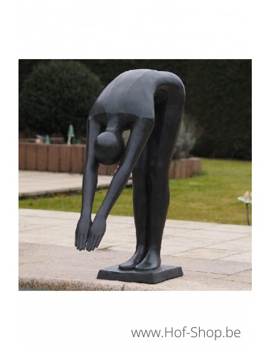 Christophe nageur - statue en bronze (AN1349BR-B)
