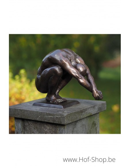 Plongeur - statue en bronze (AN1300BR-B)
