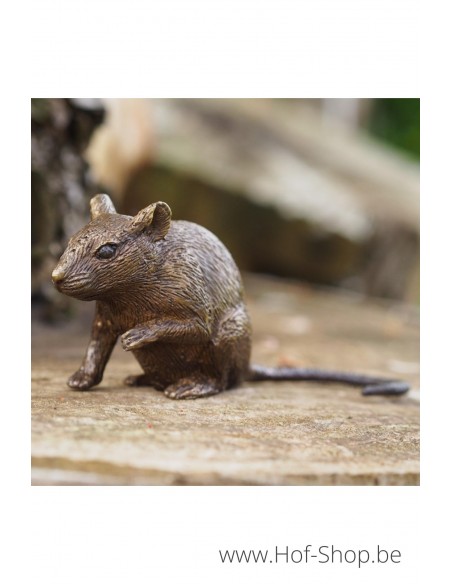 Muis - bronzen beeld (AN1328BR-B)