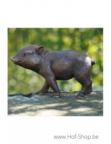 Biggetje - bronzen beeld (AN1377BR-B)