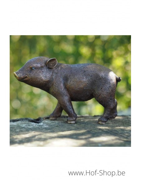 Biggetje - bronzen beeld (AN1377BR-B)