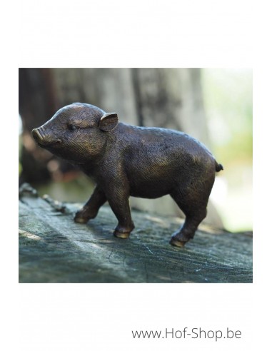 Biggetje - bronzen beeld (AN1377BR-B)