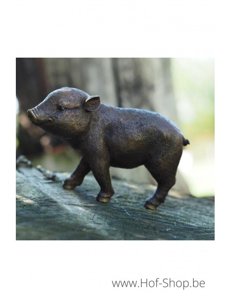 Biggetje - bronzen beeld (AN1377BR-B)