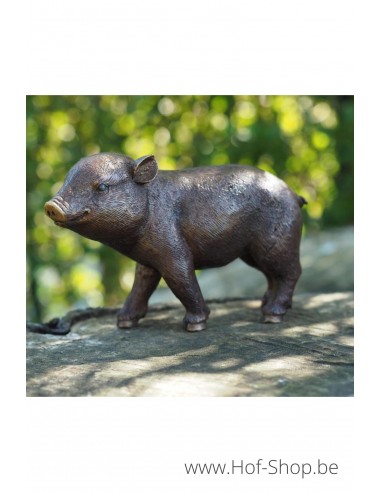 Biggetje - bronzen beeld (AN1377BR-B)
