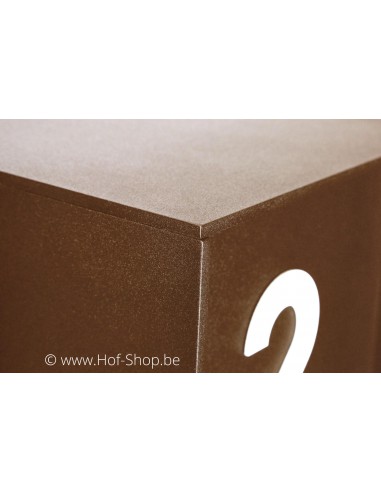 Fenix Top Medium Aspect acier Corten - eSafe boîte à colis aluminium