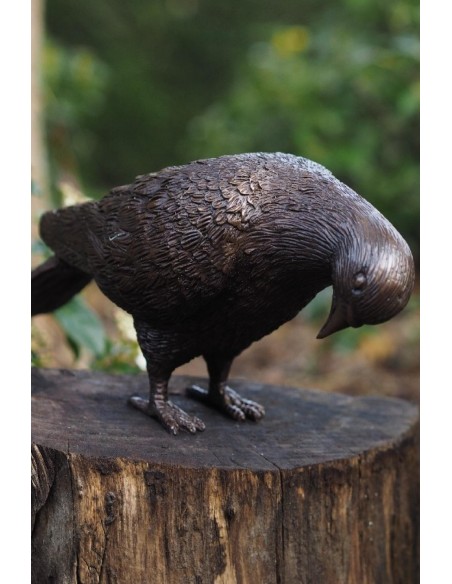 Pigeon avec la tête baissée - statue en bronze (AN1288BR-B-2)