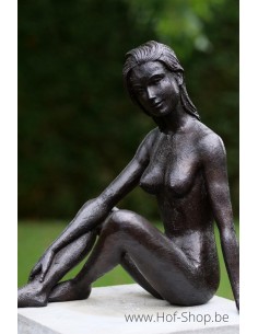 Naakte vrouw - bronzen beeld (AN1297BR-B)