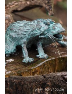 Fontaine 2 grenouilles - statue en bronze (AN13010BR-V-F)