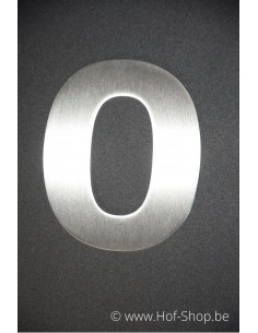 Numéro 0 Arte - acier inoxydable de 12 cm de haut AB collectie