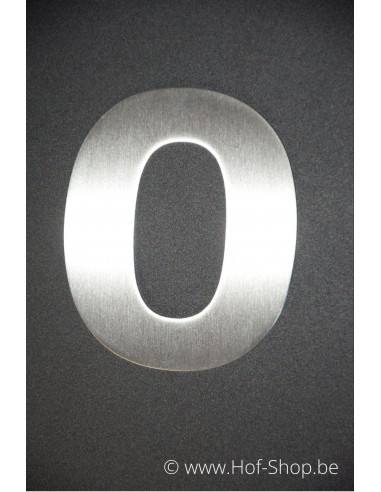 Nummer 0 Arte - inox 12 cm hoog AB collectie