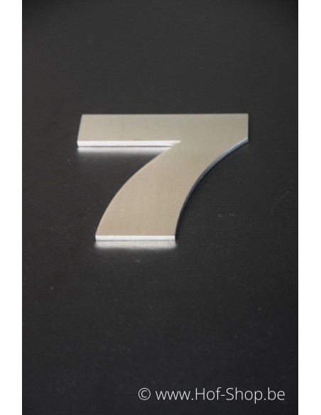 Nummer 7 Arte - inox 12 cm hoog AB collectie