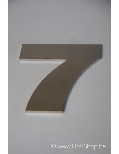 Nummer 7 Arte - inox 12 cm hoog AB collectie