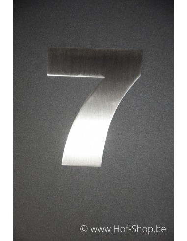 Nummer 7 Arte - inox 12 cm hoog AB collectie