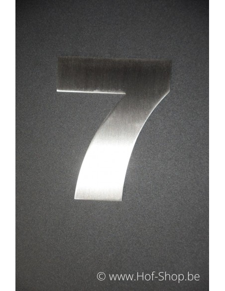 Nummer 7 Arte - inox 12 cm hoog AB collectie