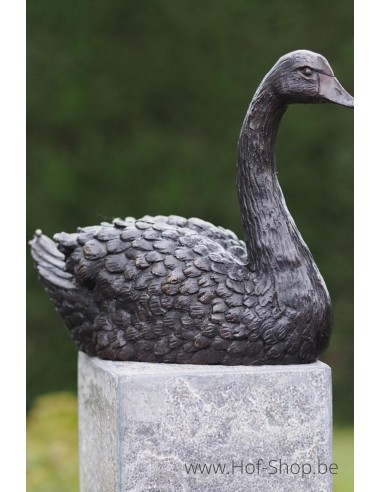 Cygne - statue en bronze (AN1343BR-B)