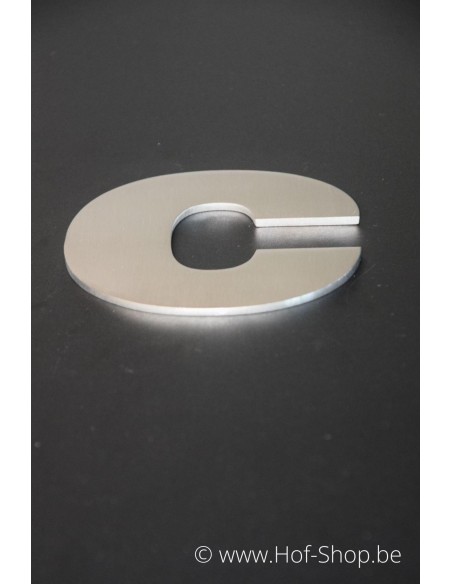 Lettre c Arte - acier inoxydable de 9,5 cm de haut AB collectie