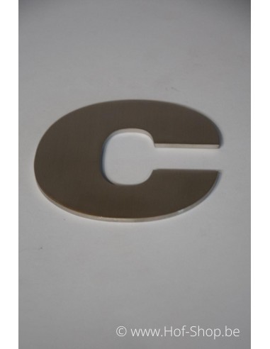 Lettre c Arte - acier inoxydable de 9,5 cm de haut AB collectie