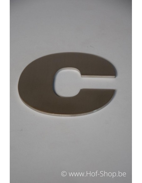Lettre c Arte - acier inoxydable de 9,5 cm de haut AB collectie